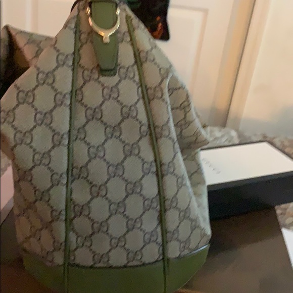 Authentic GUCCI Leather Large Hobo Bag - Picture 4 of 7